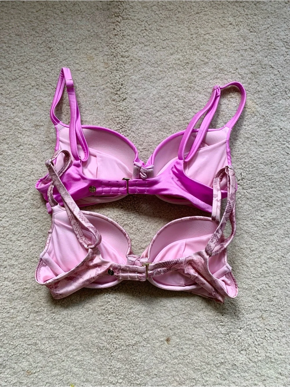 NWOT/ Victoria's Secret Push-Up Swim Bikini Bundle, size XS, Pink